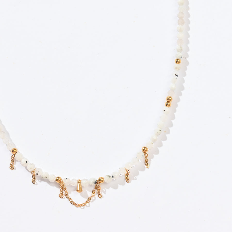 Yara  Veil Necklace |Moonstone