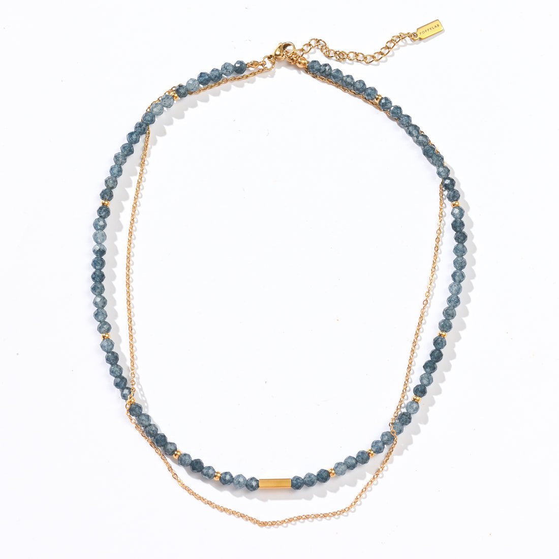 Sasha Layered Necklace | Blue Sapphire