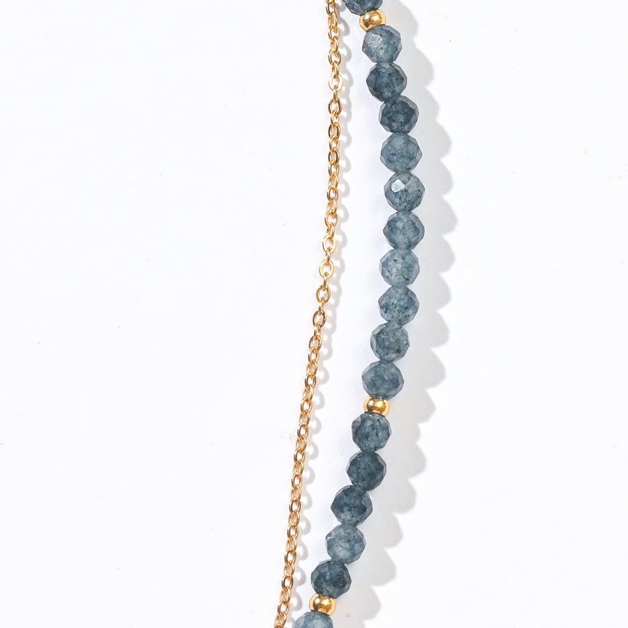 Sasha Layered Necklace | Blue Sapphire