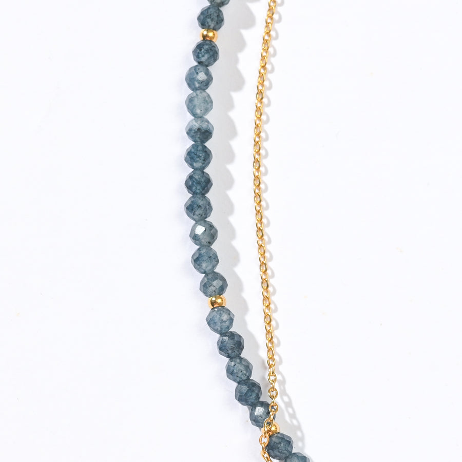 Sasha Layered Necklace | Blue Sapphire