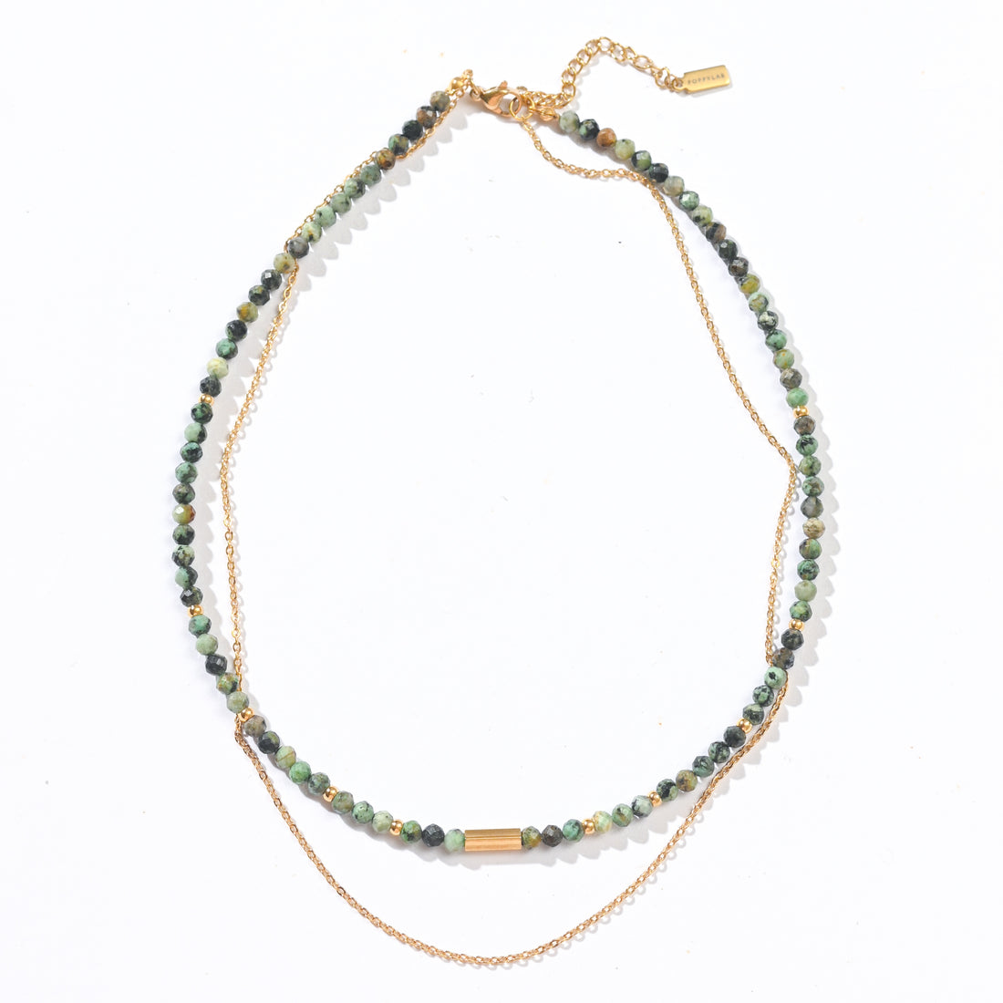 Sasha Layered Necklace | African Turquoise