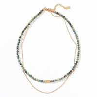 Sasha Layered Necklace | African Turquoise