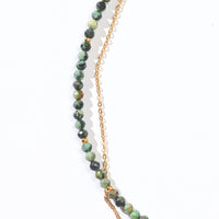 Sasha Layered Necklace | African Turquoise