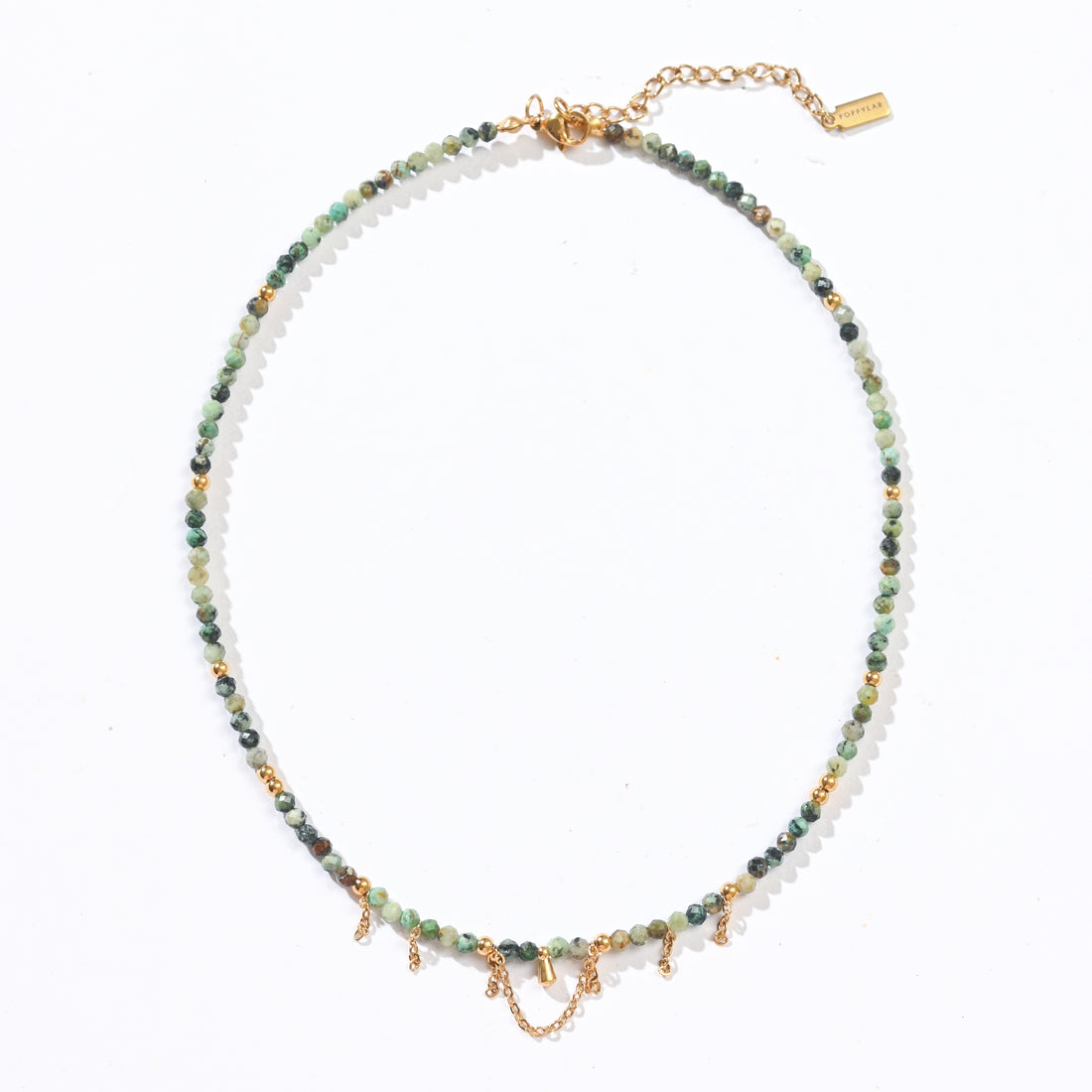Yara  Veil Necklace |African Turquoise