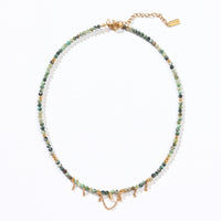 Yara  Veil Necklace |African Turquoise