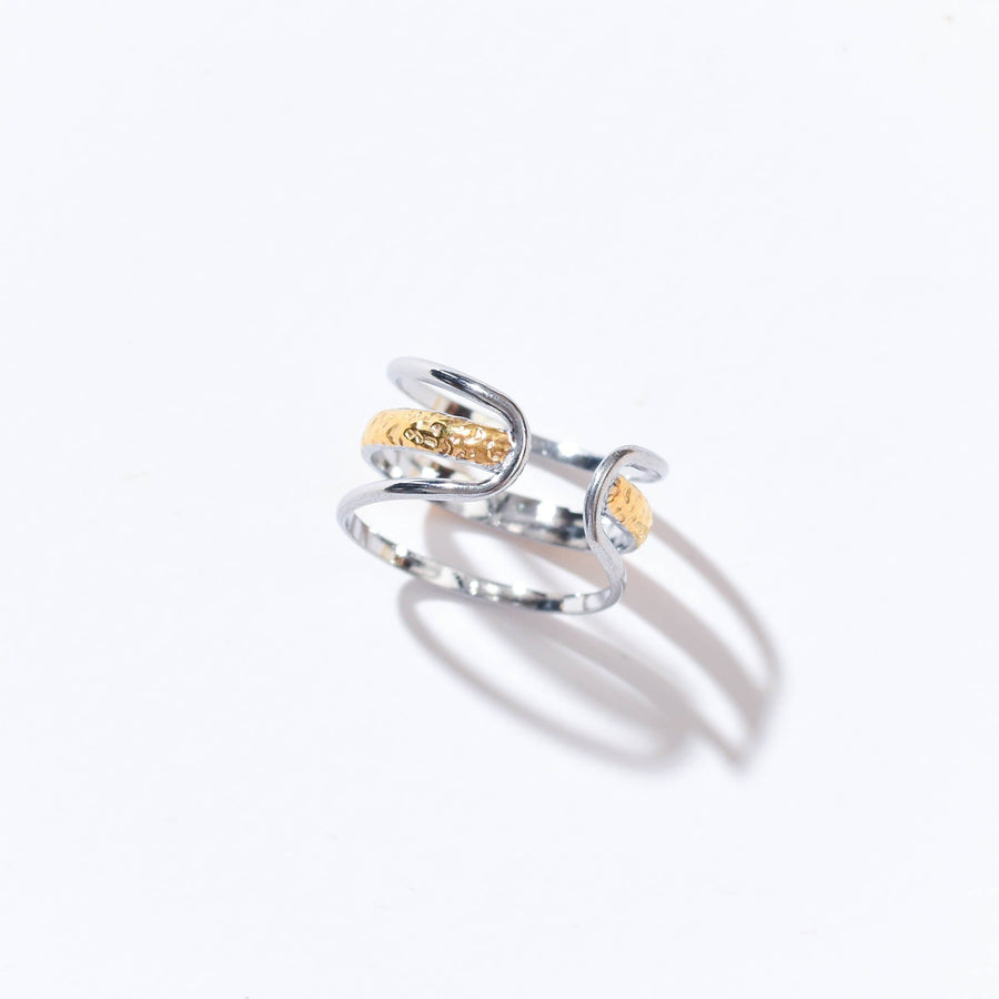 Amber Prism Ring