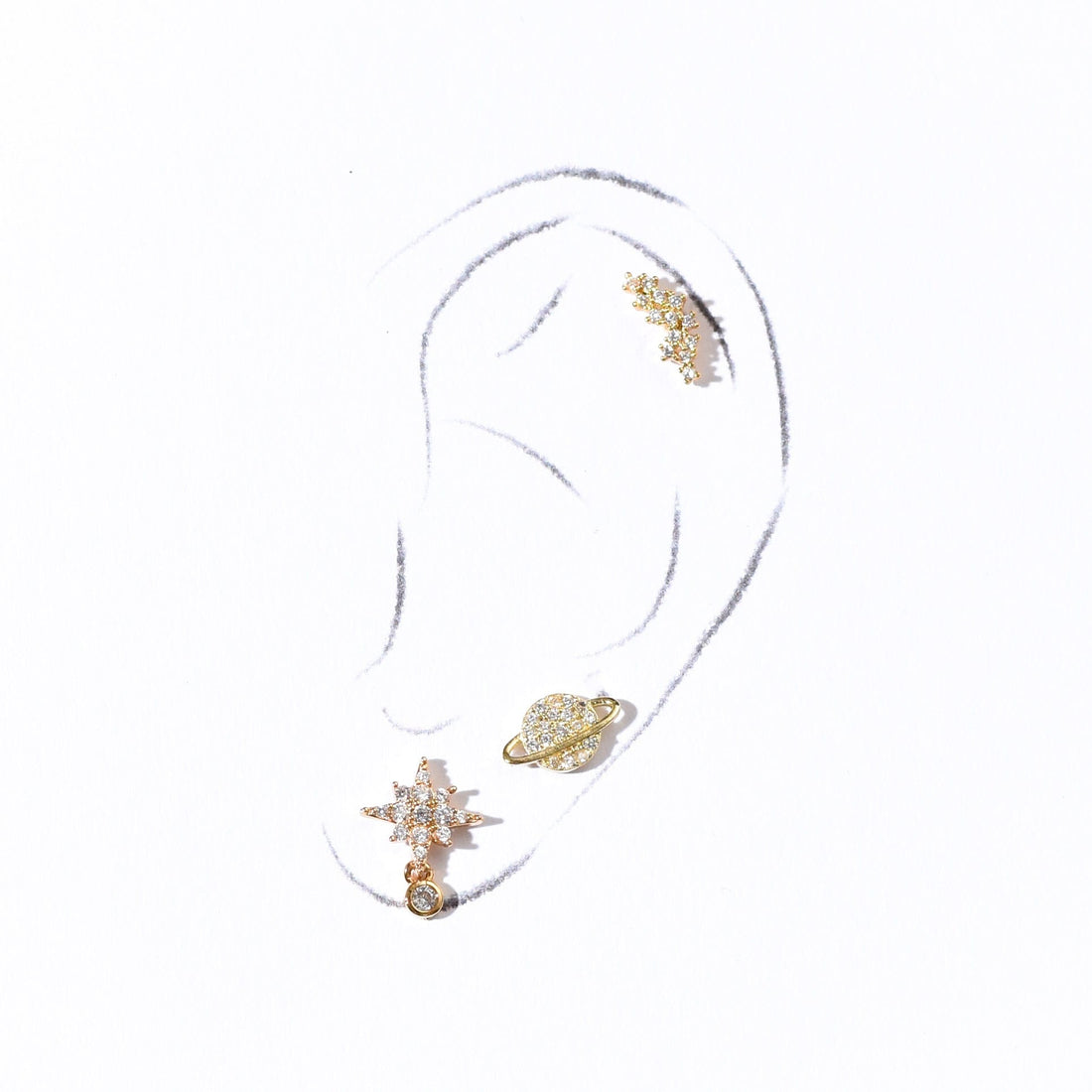 Cici Star Dangle Barbell