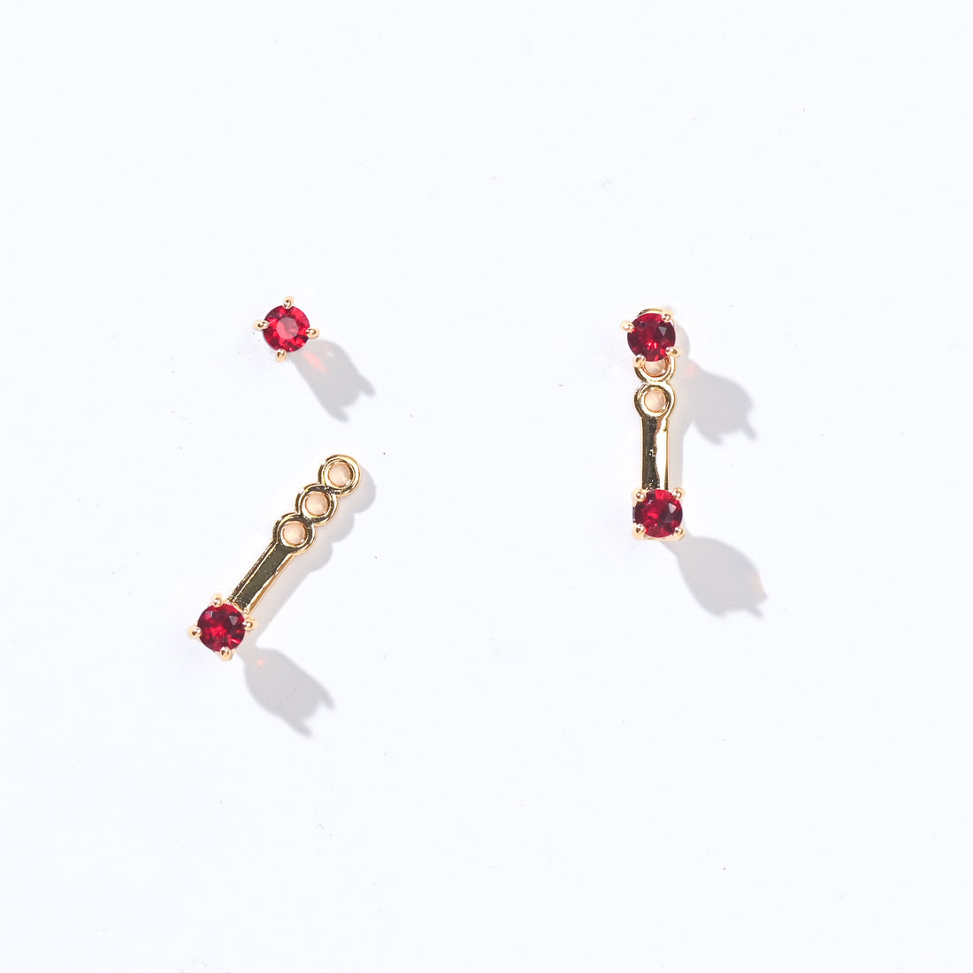 Juni Ear Jacket | Gold Mahagony