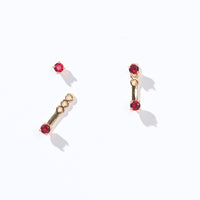 Juni Ear Jacket | Gold Mahagony