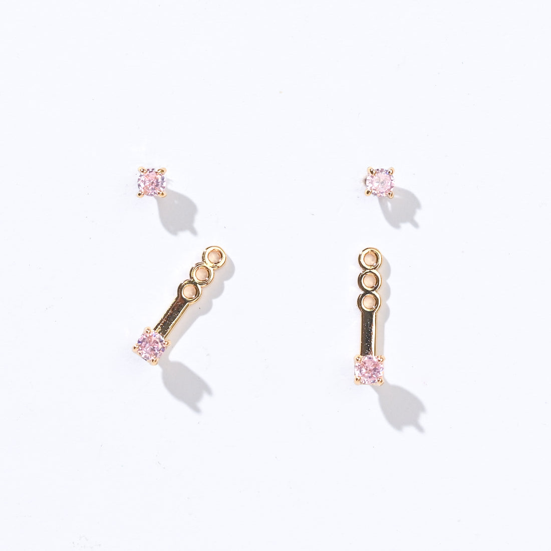 Juni Ear Jacket | Pink Gold