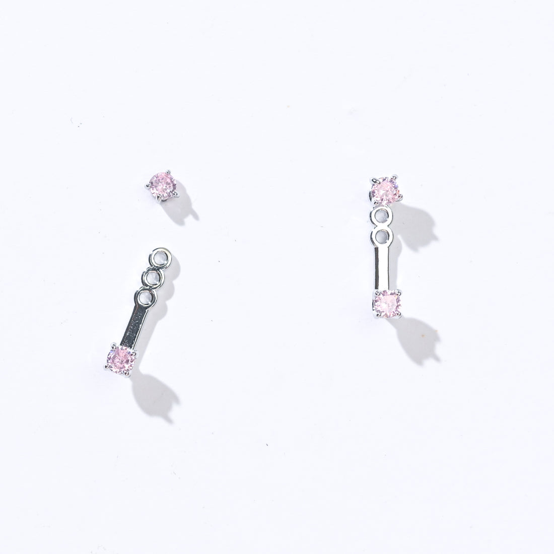 Juni Ear Jacket | Pink Silver