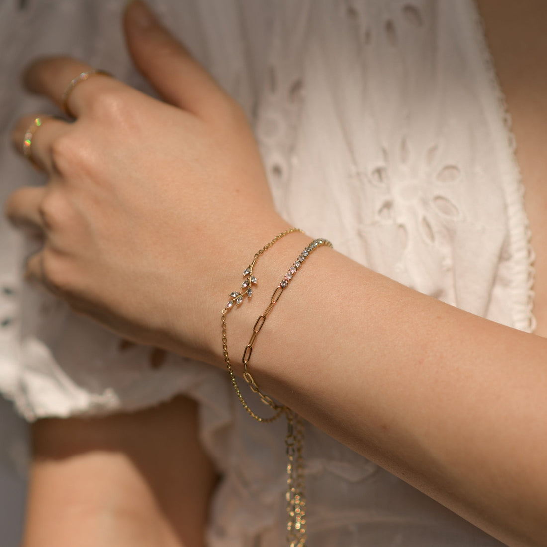 Delilah Bracelet | White