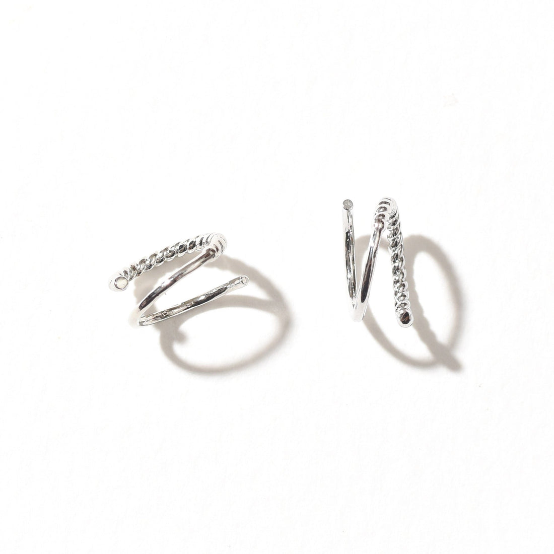 Lara Twist Earring | Silver