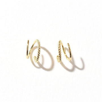 Lara Twist Earring | Gold