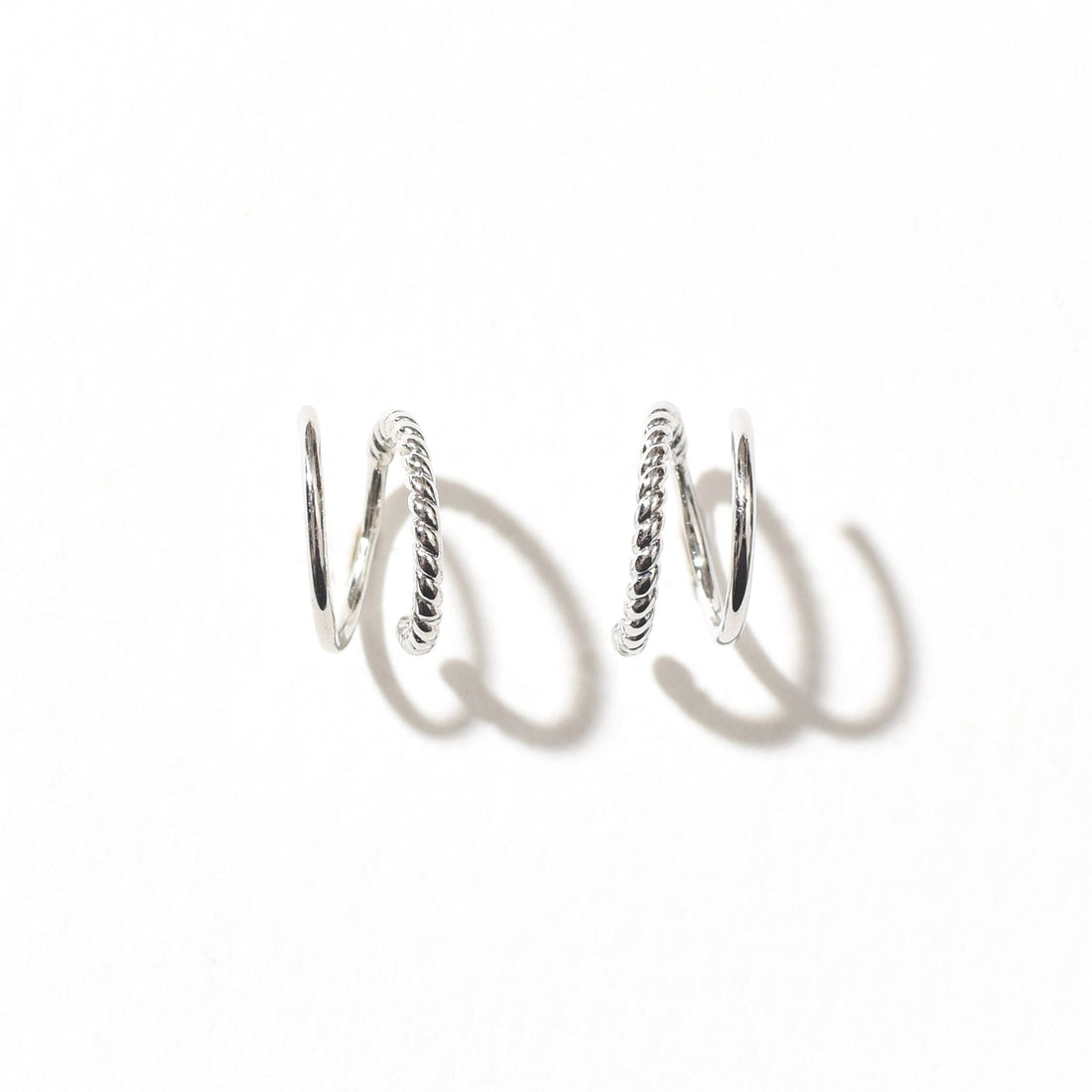 Lara Twist Earring | Silver
