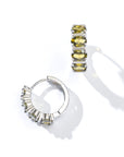 Nicole Hoops | Olive Silver