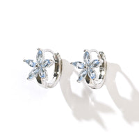 Melur Hoops | Frost Silver