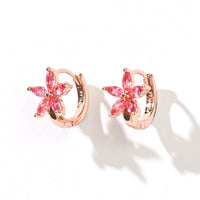 Melur Hoops | Ruby Rose Gold