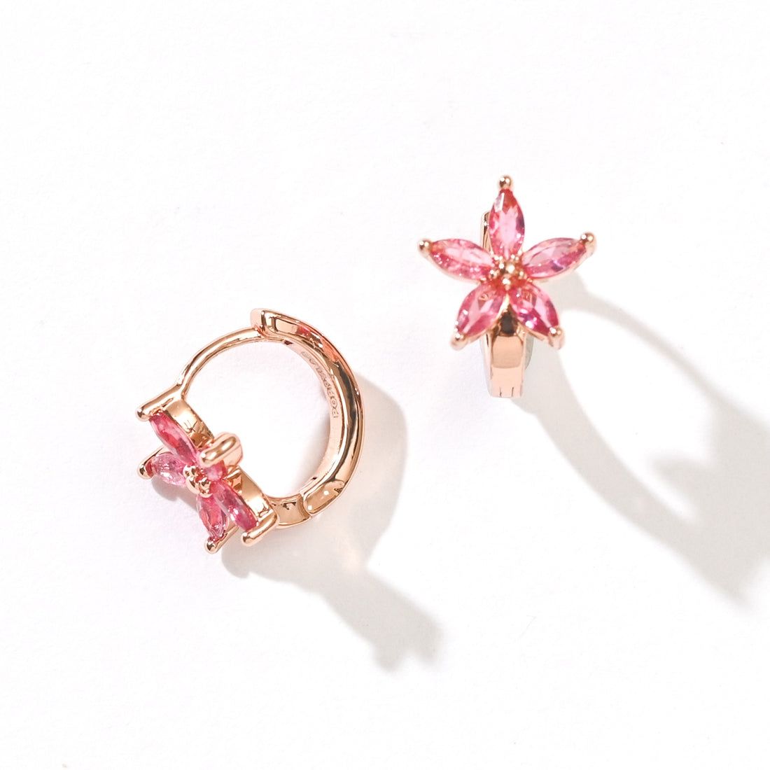 Melur Hoops | Ruby Rose Gold