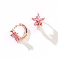Melur Hoops | Ruby Rose Gold