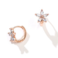 Melur Hoops | Frost Rose Gold