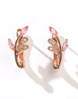 Yasmine Hoops | Ruby Rose Gold