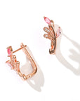 Yasmine Hoops | Ruby Rose Gold