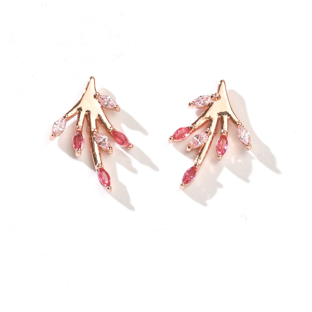 Azalea Studs | Wildflower Rose Gold