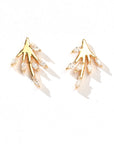 Azalea Studs | White Gold