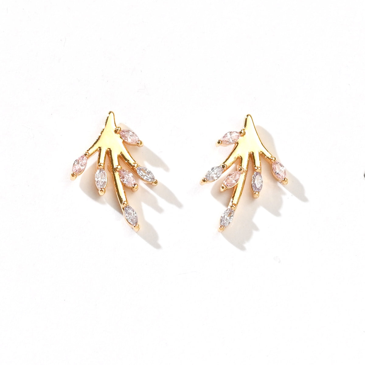 Azalea Studs | Petals Gold