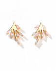 Azalea Studs | Petals Gold