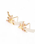 Azalea Studs | Petals Gold