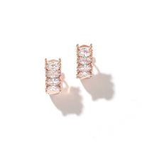 Jada Hoop | Clear Rose Gold