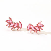 Eliana Studs | Ruby Rose Gold