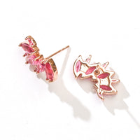 Eliana Studs | Ruby Rose Gold