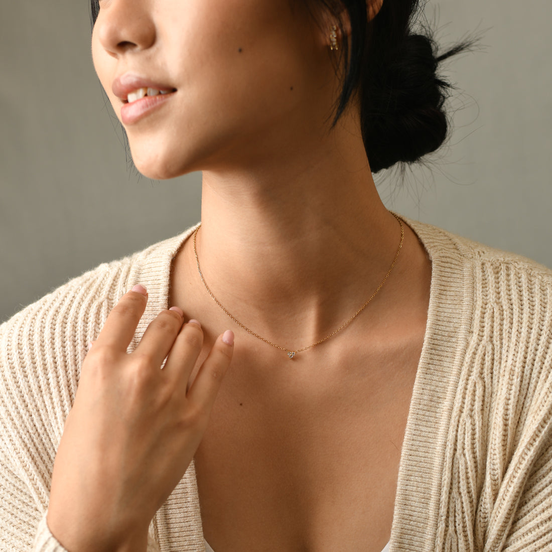 Elsa Blossom Necklace |Gold