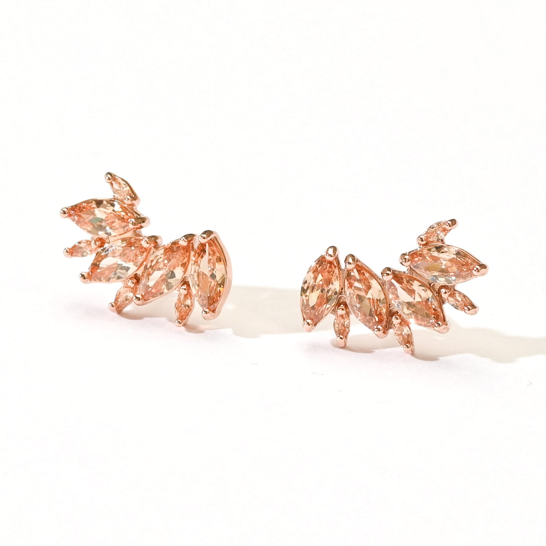 Eliana Studs | Nude Rose Gold