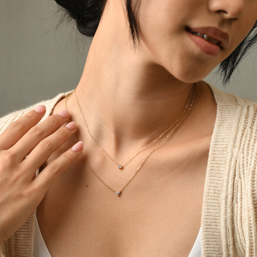 Elsa Blossom Necklace |Gold