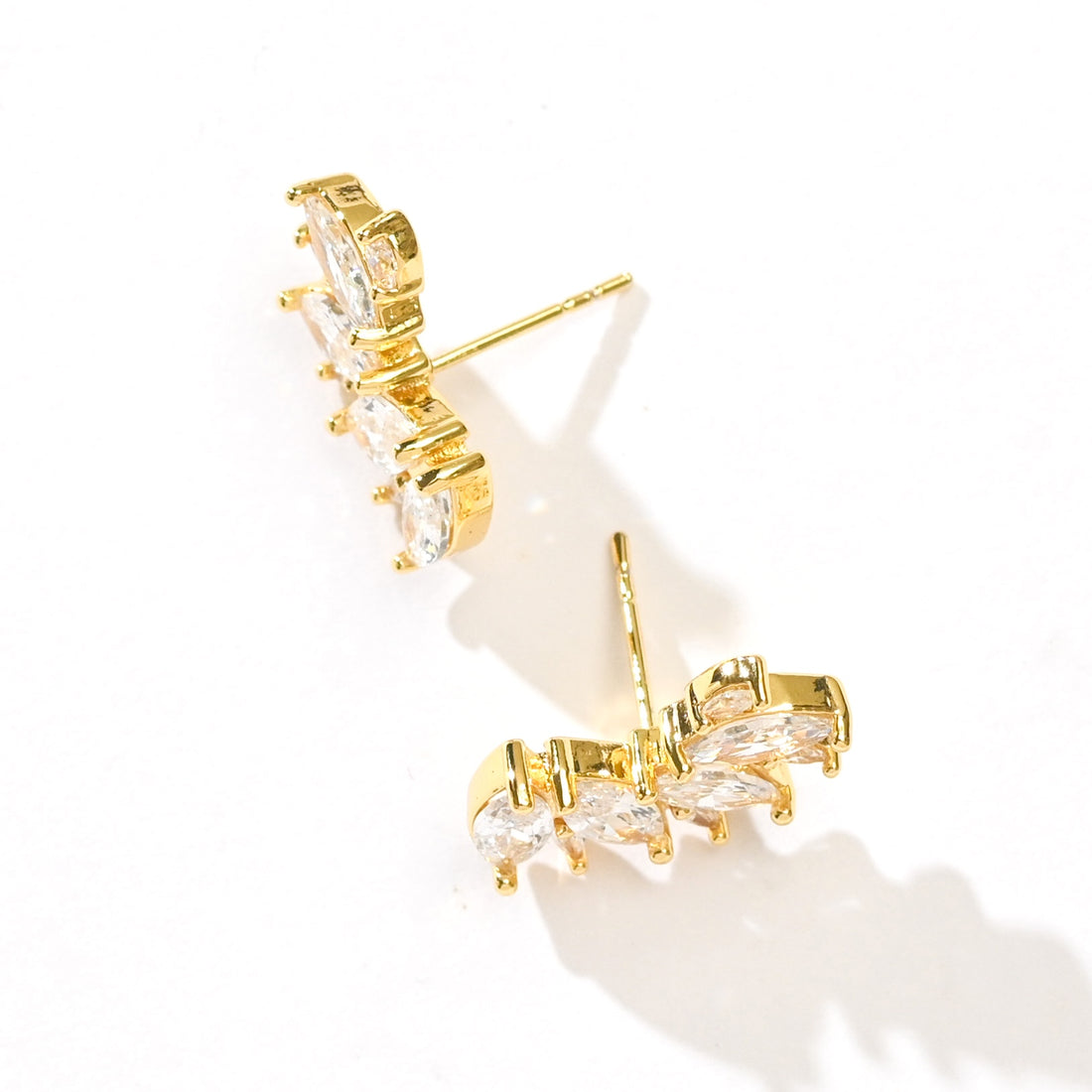 Eliana Studs | White Gold