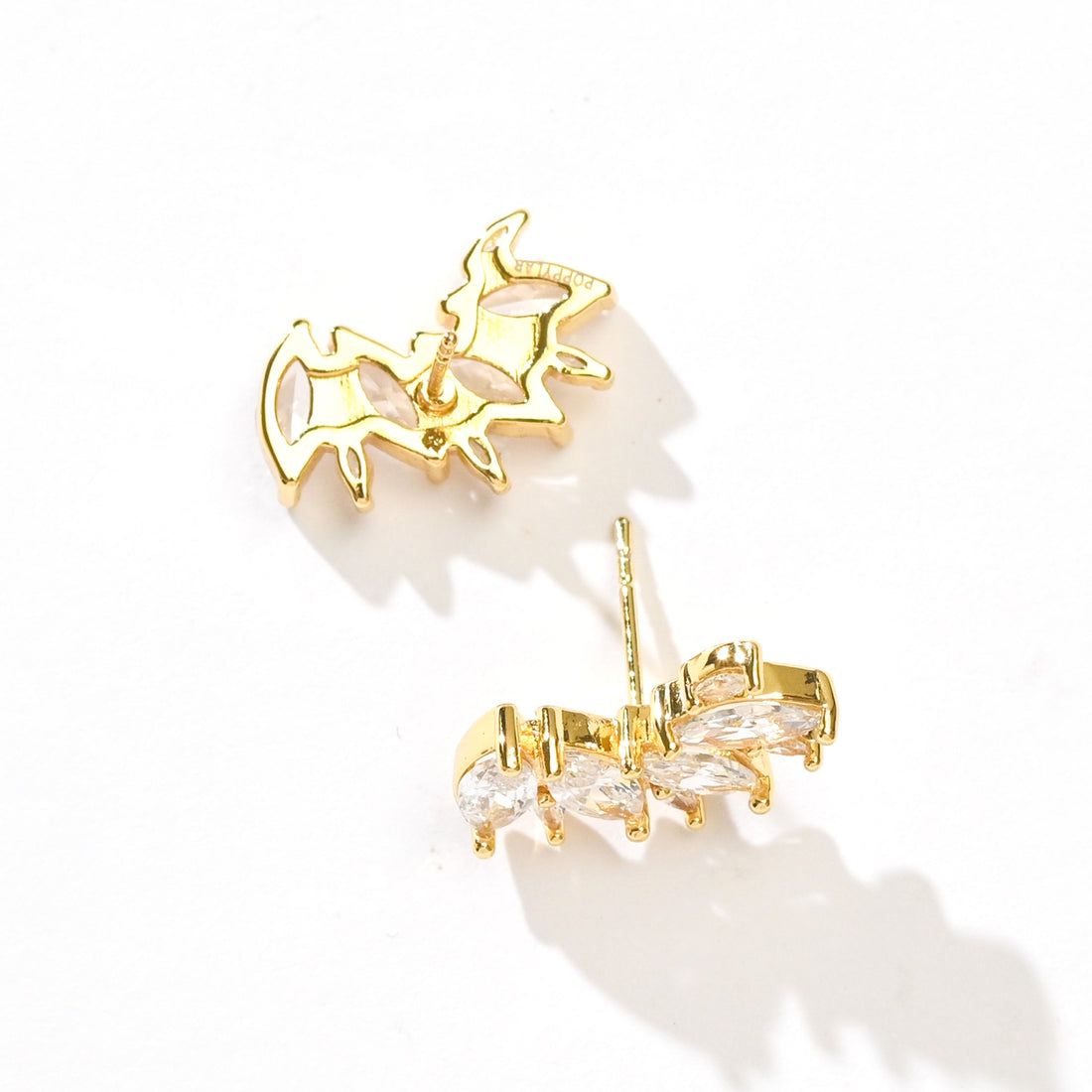 Eliana Studs | White Gold