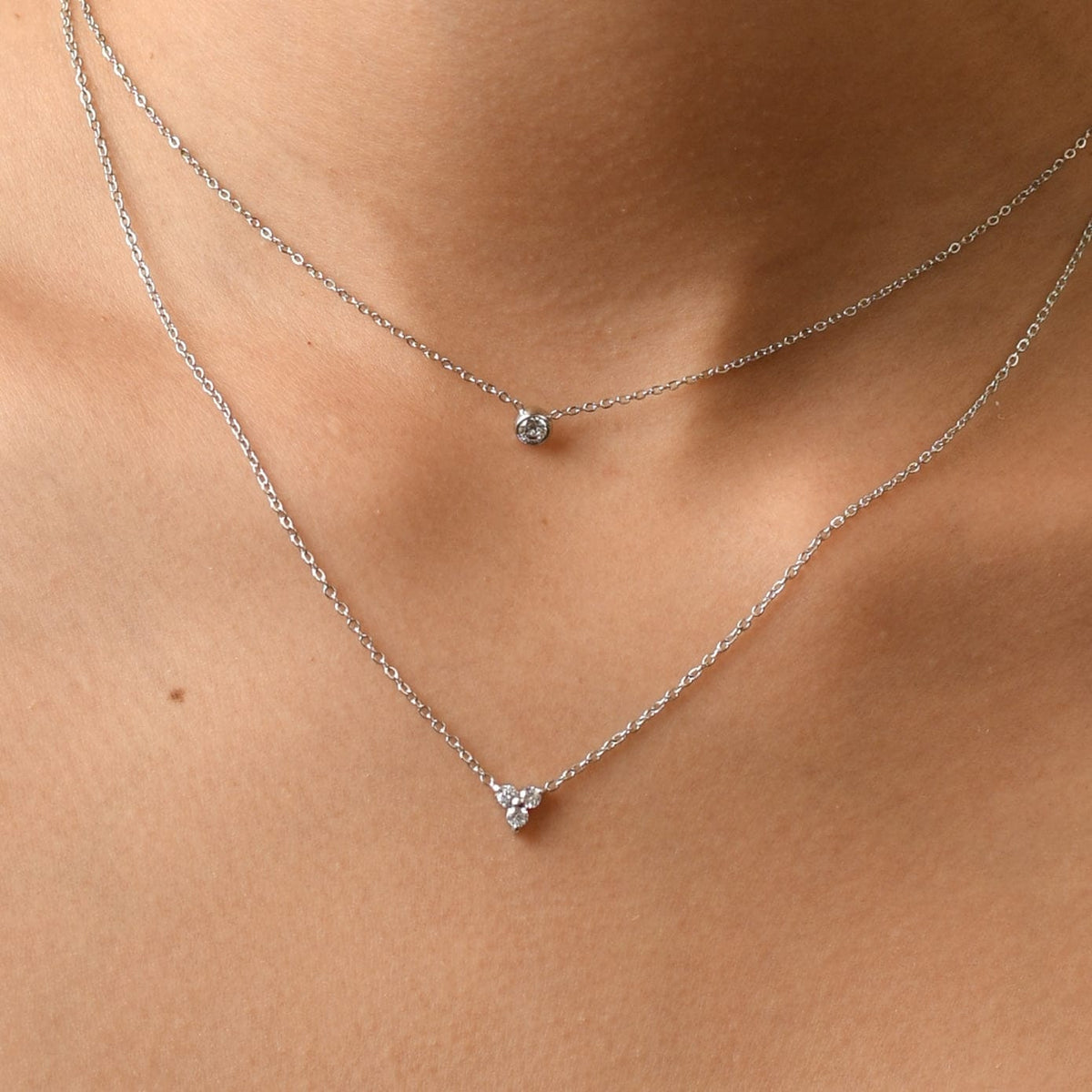 Elsa Blossom Necklace |Silver