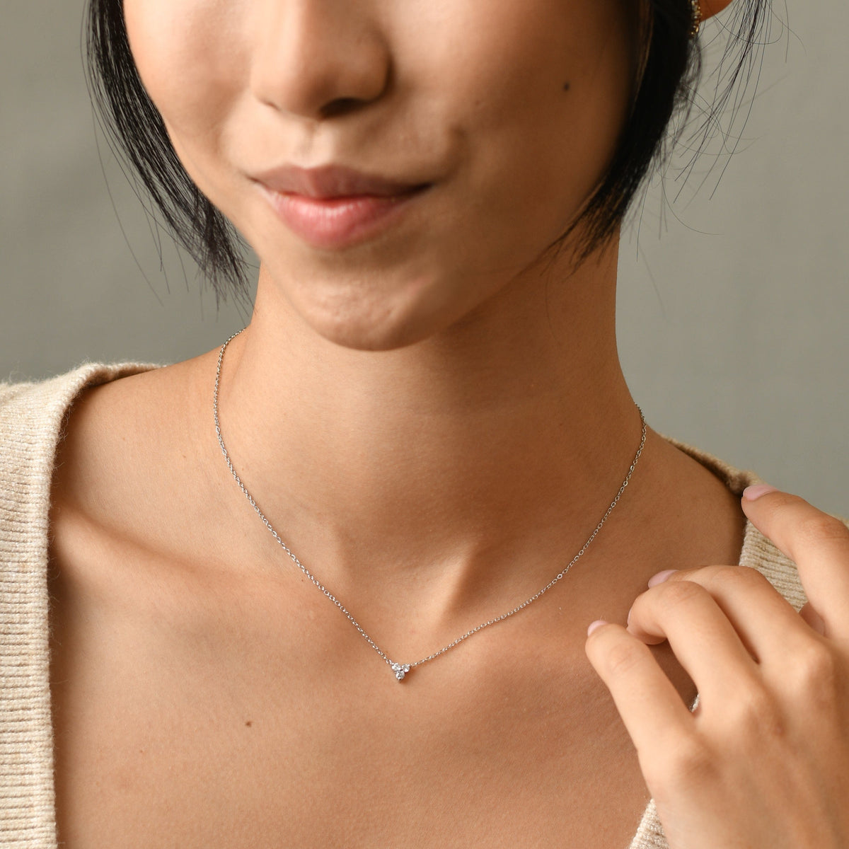 Elsa Blossom Necklace |Silver