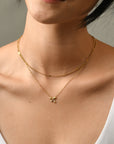 Amy Bow Necklace | Gold