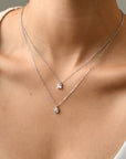Jessica Layered Necklace | Silver