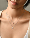 Jessica Layered Necklace | Silver