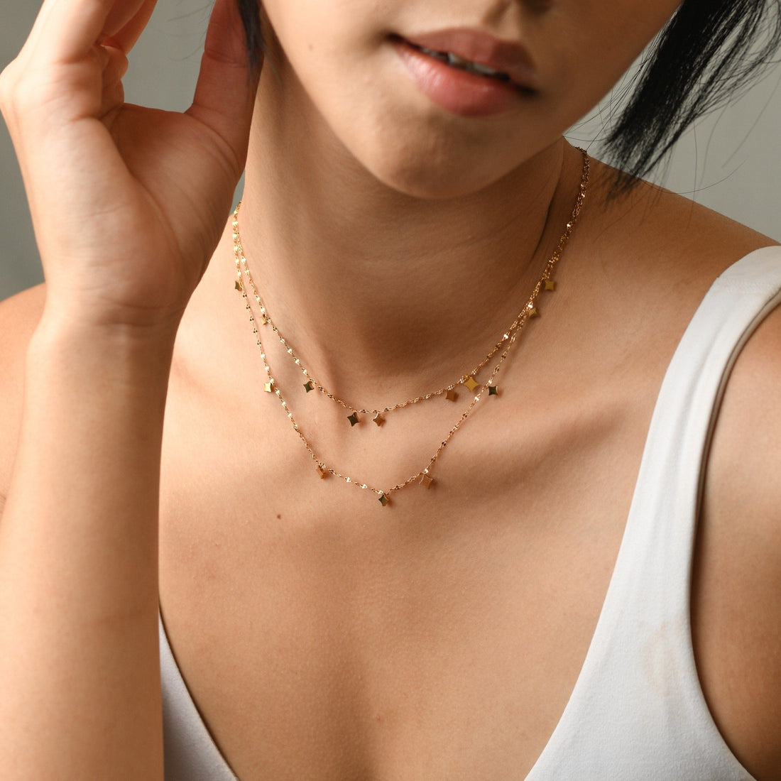 Aria Double Layered Necklace