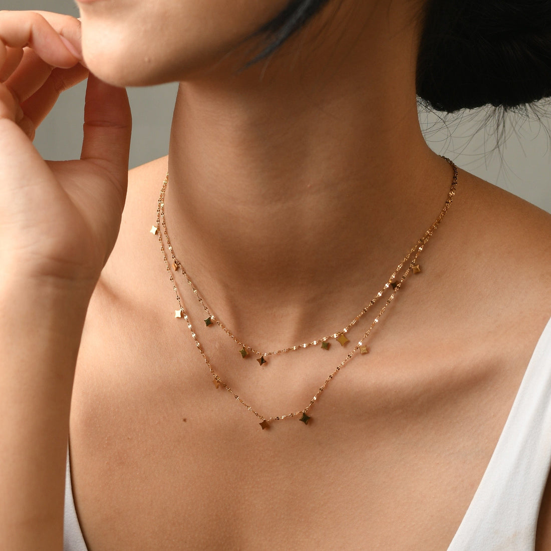 Aria Double Layered Necklace
