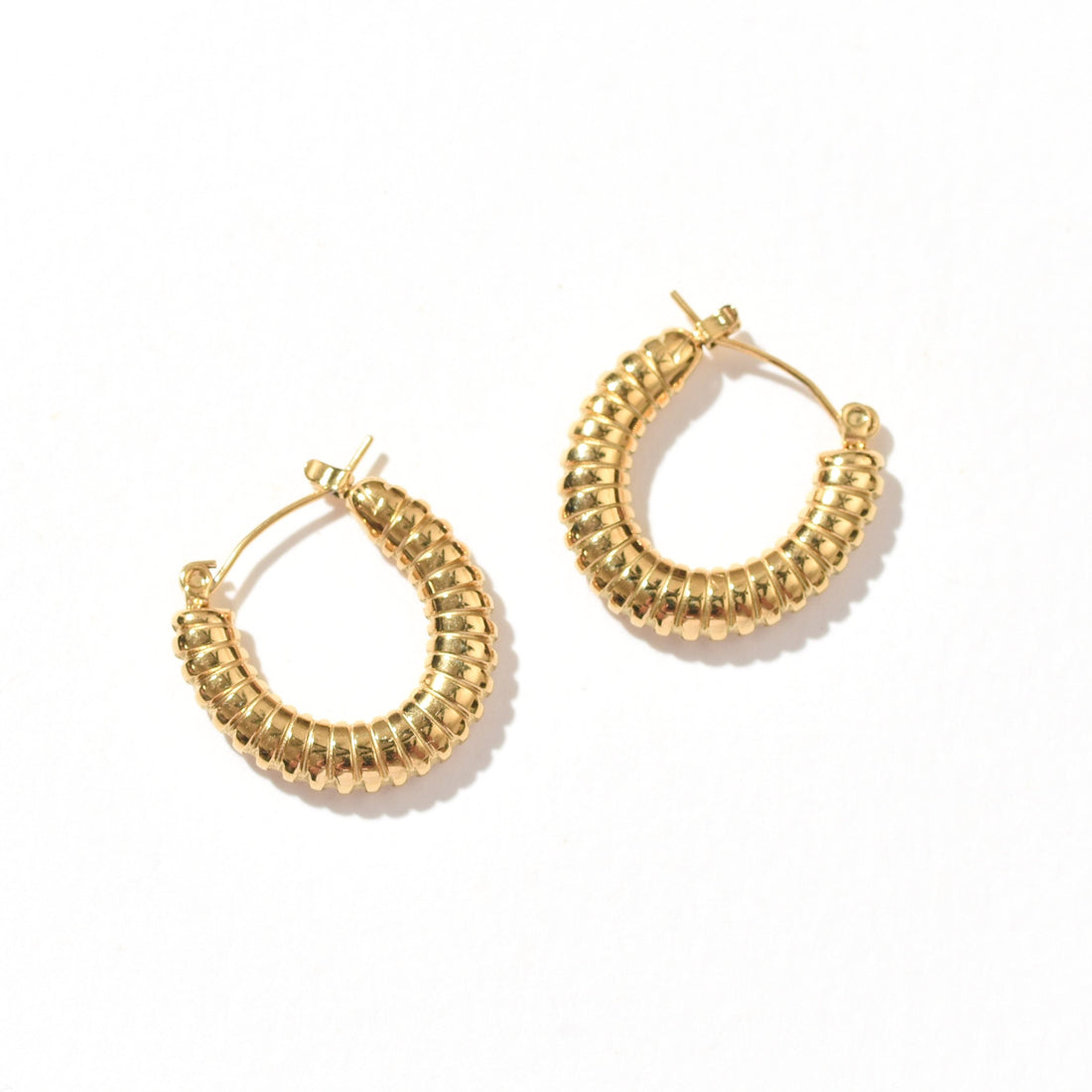 Jean Spiral Hoop | Gold SST