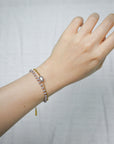 Aveline Pink Pearl Bracelet