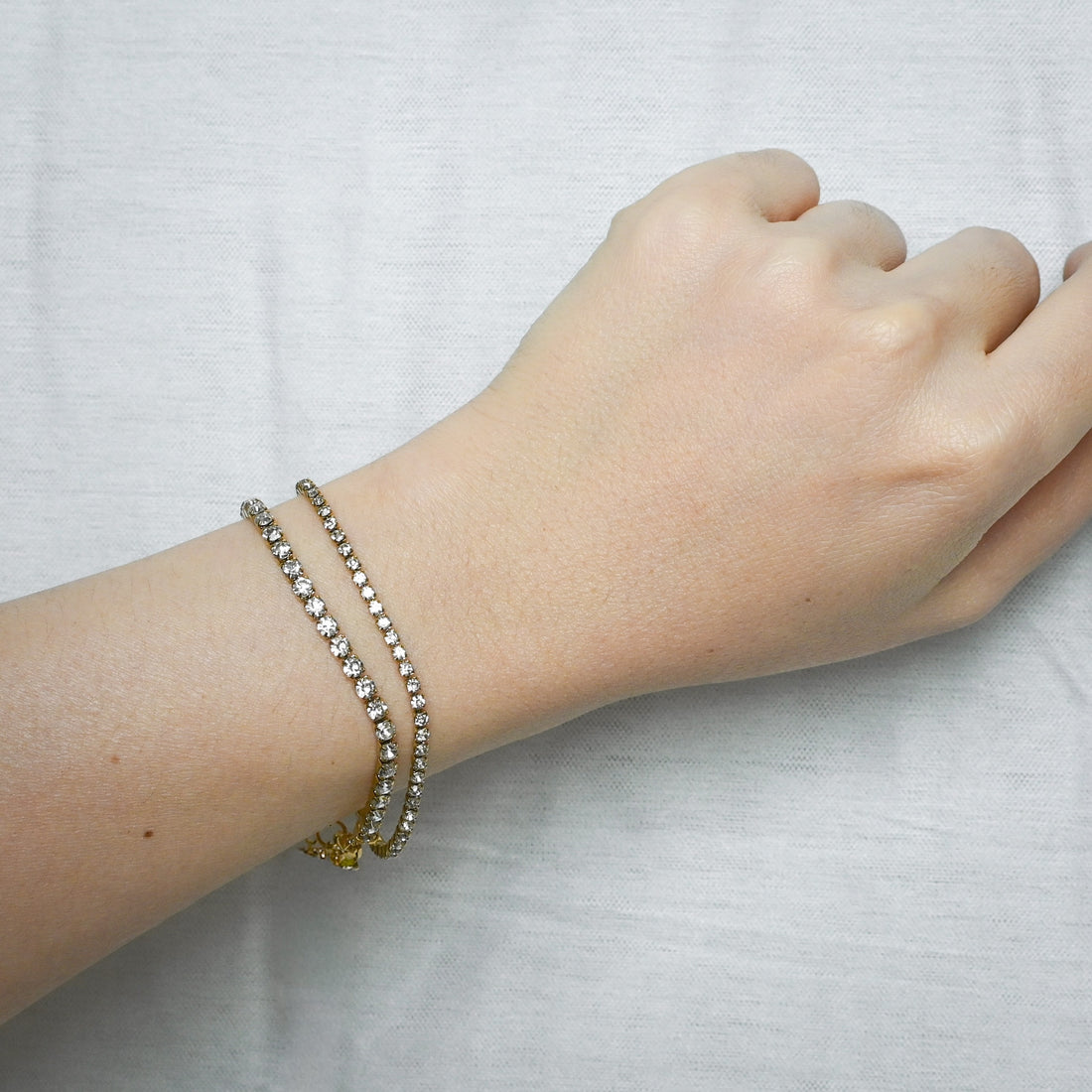 Alex Tennis Bracelet | Gold